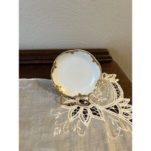 Haviland Limoge Butter Pat With Easel